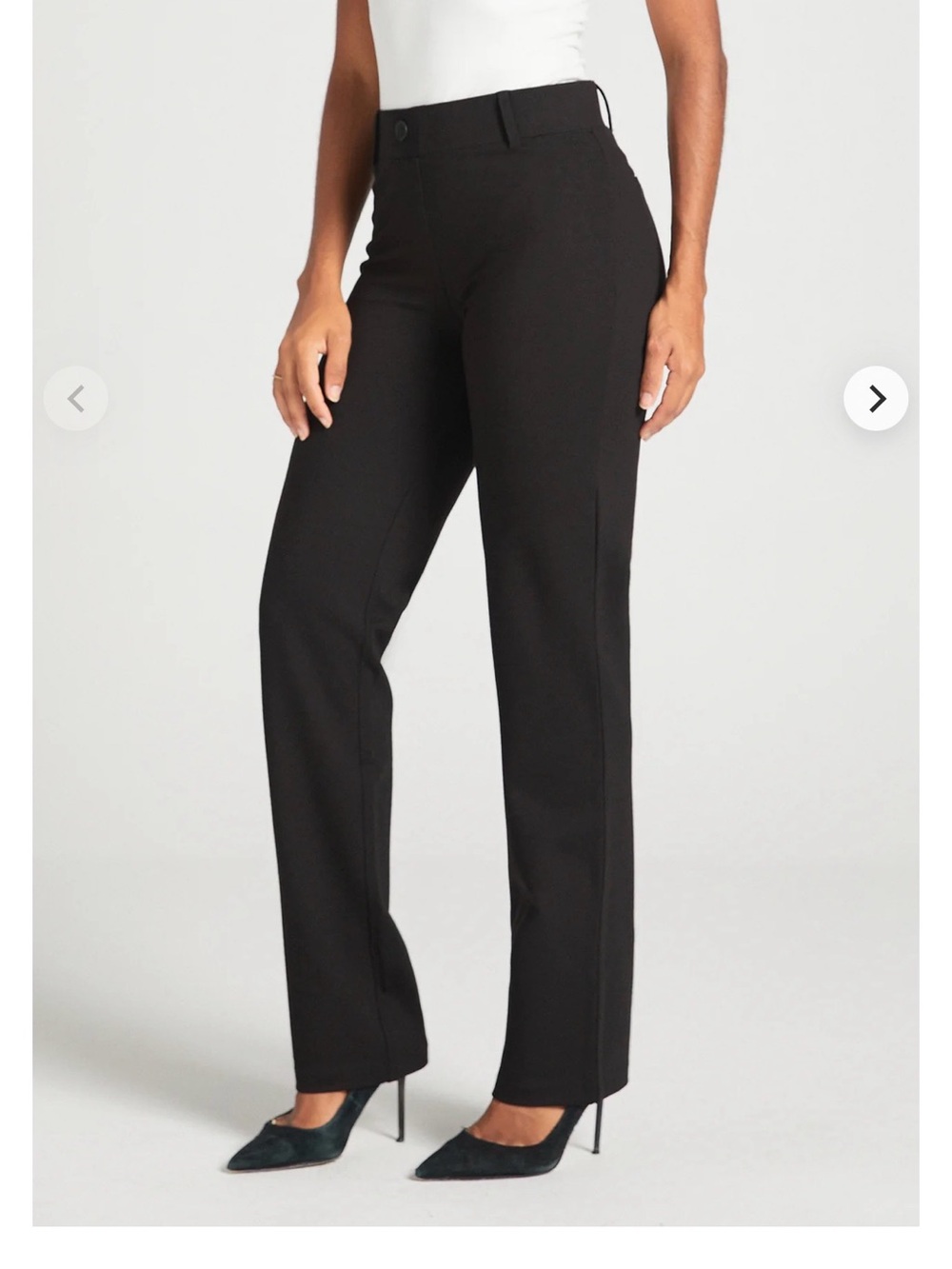 Betabrand Classic Straight Dress Yoga Pants